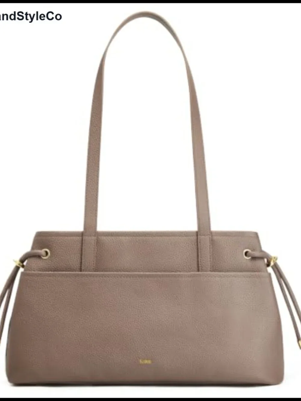 Genuine Leather Hobo Shoulder Bag Drawstring Tote Handbag